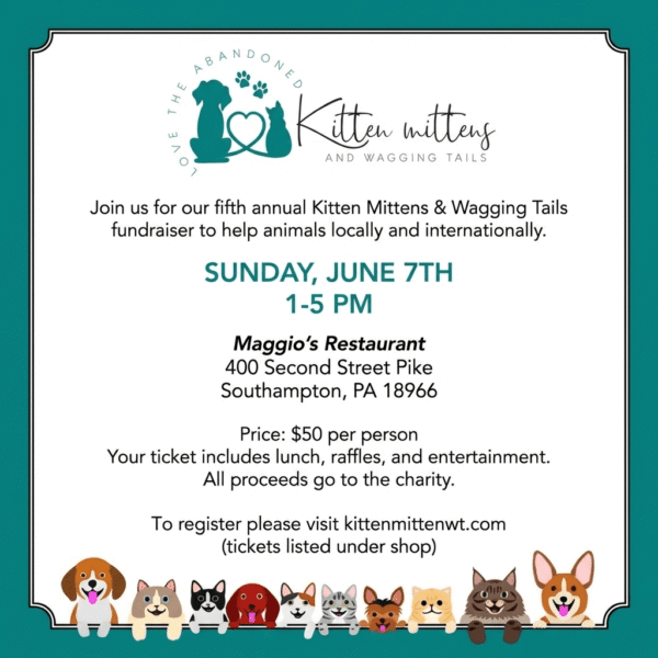 5th Annual Kitten Mittens & Wagging Tails Fundraiser
